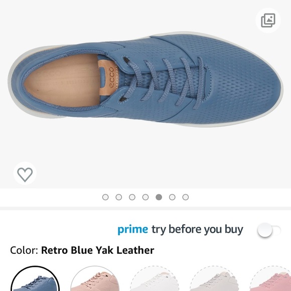 ECCO Women's S-lite leather golf sneaker - Picture 3 of 16